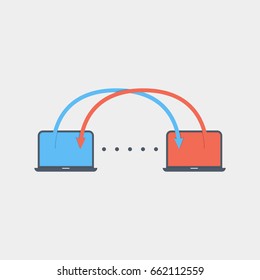 Flat design style concept icons for graphic and web design.