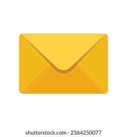Flat Design Style Email letter icon. Mail envelope for new letter messaging symbol. News postcard logo pictogram for business web and app. vector illustration design on white background EPS 10