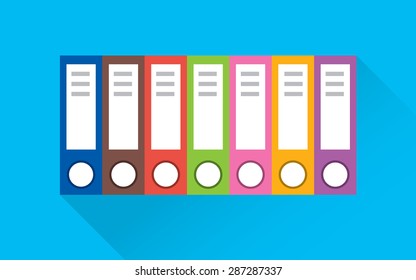Flat design style modern vector illustration. document file