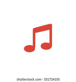 Flat design style. music Simple Icon. EPS