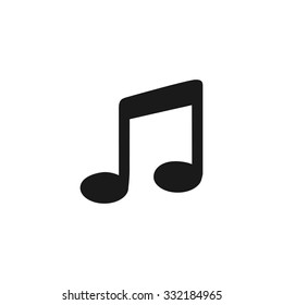 Flat design style. music Simple Icon. EPS
