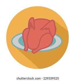 flat design stylized vector food icon 