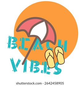 Flat Design Summer Holiday Vector