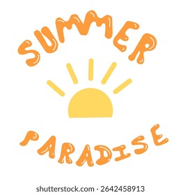 Flat Design Summer Holiday Vector