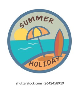 Flat Design Summer Holiday Vector