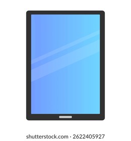 Flat design tablet icon. Vector.