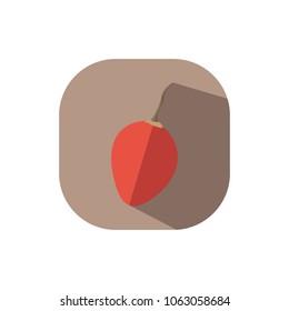 Flat design tamarillo