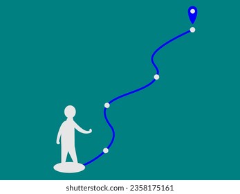 flat design target goal vector illustration