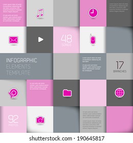 Flat design template - Vector Illustration 