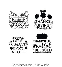  flat design thanksgiving t-shirt, thanksgiving, happy thanksgiving typography t-shirt, set of thanksgiving lettering, turkey t-shirt design greeting card, t shirt