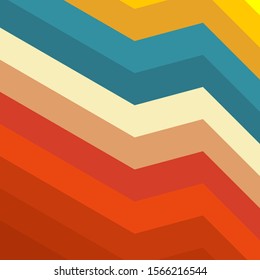 Flat design thunder flash abstract illustration design vector.