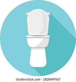 Flat design Toilet. Vector illustration
