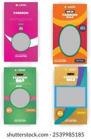 Flat design transport delivery template