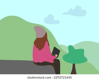flat design travel vector illustration