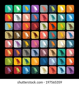 Flat design: trolley