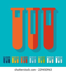 Flat design: tube