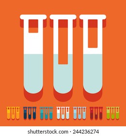 Flat design: tube