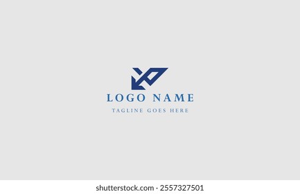 Flat design v letter logos