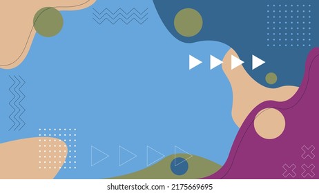 Flat design vector background with clean geometric patterns and modern minimalistic style. Editable EPS 10 file perfect for digital interfaces, corporate branding, and versatile design projects