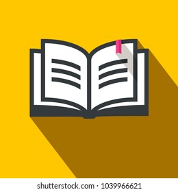 Flat Design Vector Book Icon