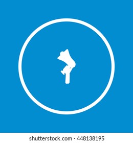 Flat design vector business illustration concept Digital marketing business man holding megaphone for website and promotion banners.