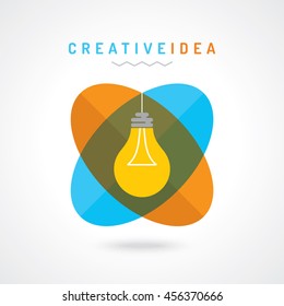 Flat design vector business illustration concept Creative idea 