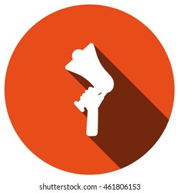 Flat design vector business illustration concept Digital marketing business man holding megaphone for website and promotion banners.