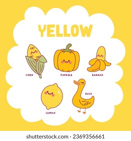 flat design vector color object illustration collection set