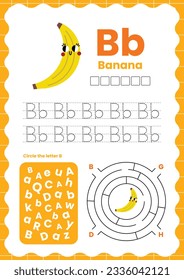 vector de diseño plano alfabeto colorido lindo aprender abc flashcard inglés imprimible para actividades infantiles