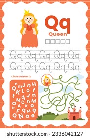 vector de diseño plano alfabeto colorido lindo aprender abc flashcard inglés imprimible para actividades infantiles