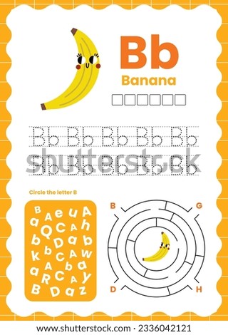 flat design vector cute colorful alphabet learn abc english flashcard printable for kids activity