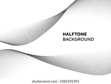 flache design, Vektorgrafik gepunktete Polkadotpunkte, halber Hintergrund 