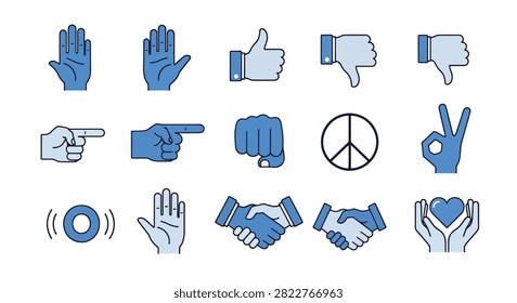Flat design vector icons of office supplies including scissors stapler tape measure paperclip and more