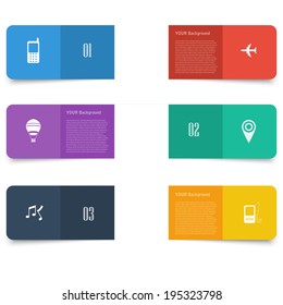 Flat design vector illustration concept. Design kit UI Elements