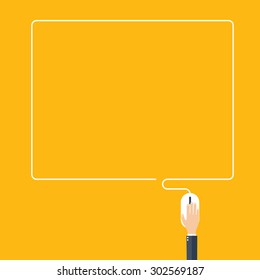 flat design vector illustration concept of online shop, background