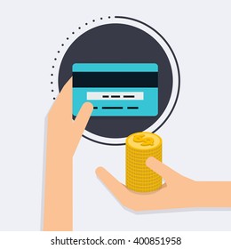 Flat design vector illustration concepts of online payment methods. Internet banking, online purchasing and transaction, electronic funds transfers and bank wire transfer.