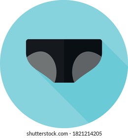Flat design. Vector illustration Panties
