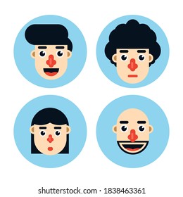 Flat design vector illustration. Positive male and female characters are different in age, profession and nationality. Perfect for web banners, websites and mobile websites.