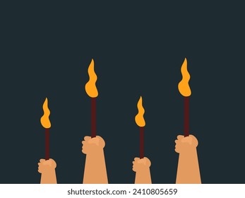 diseño plano e ilustración vectorial de las tradiciones durante el Ramadán