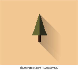 
flat design vector tree