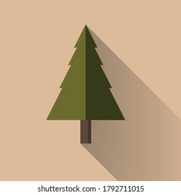 Flat Design Vector Tree vector