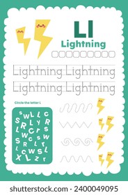 flat design vector weather flashcard printable worksheet for kids activity