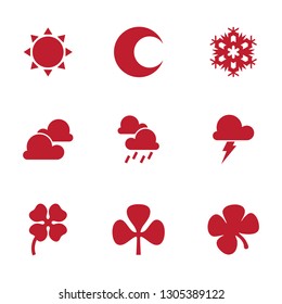 Flat design vector weather icons design elements on the white background. Color flat icon style. Vector illustration EPS.8 EPS.10