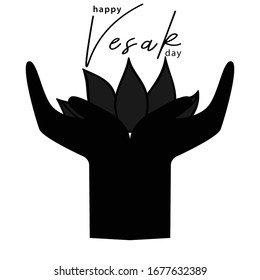 Flat design Vesak celebration