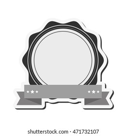 flat design vintage style emblem icon vector illustration