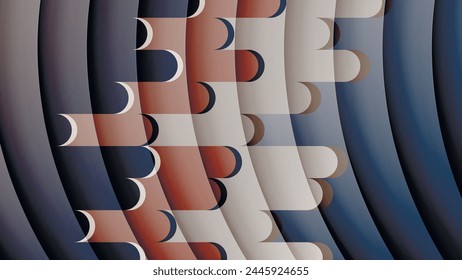 Flat design wallpaper. An excellent background for designing pages on social networks, posters, presentations, outdoor advertising and your other projects. Vector.