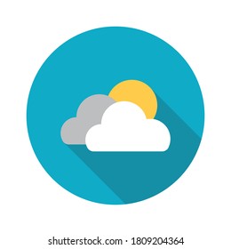vector de icono del tiempo de diseño plano