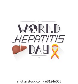 flat design web banners World Hepatitis Day
