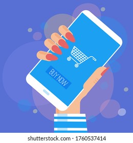 Flat design web page and application vector template for online, internet and mobile shopping.