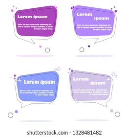 Flat design of Web Stickers, Tags, Banners and Labels collection. Colorful web stickers, tags and labels collection